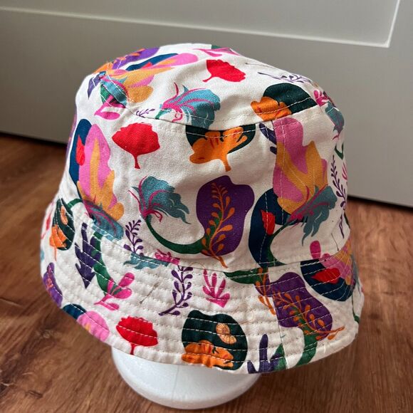 Disney Parks Ariel The Little Mermaid Reversible Bucket Hat Adult Ocean Animals - Picture 6 of 8